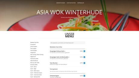 Asia - Wok asiatischer Lieferservice Gastronomie